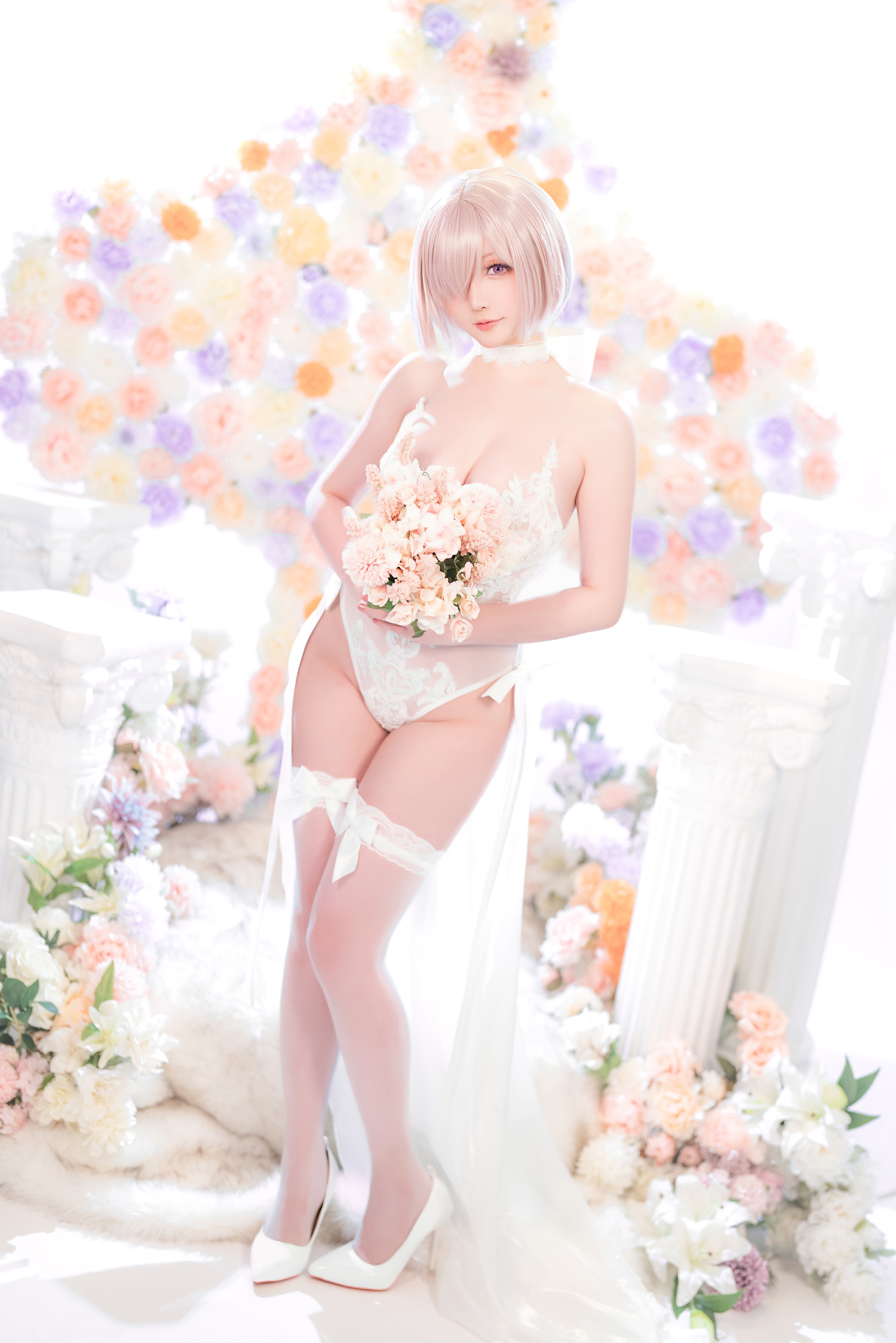 星之迟迟 – NO.165 2023 3月计划C FGO 玛修婚纱[78P 1V 425MB]-XikXak